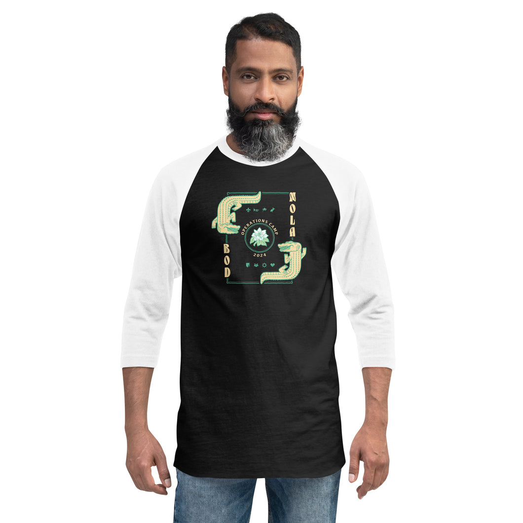 Operations Camp New Orleans 3/4 Sleeve Raglan Shirt