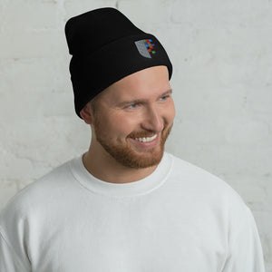 Bureau Shield Cuffed Beanie