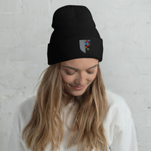 Load image into Gallery viewer, Bureau Shield Cuffed Beanie
