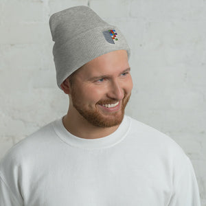 Bureau Shield Cuffed Beanie