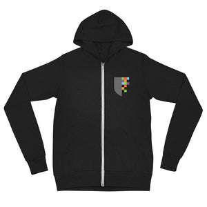 Bureau Shield Unisex Zip Hoodie