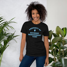 Load image into Gallery viewer, Property of Account Management Camp Unisex Tee
