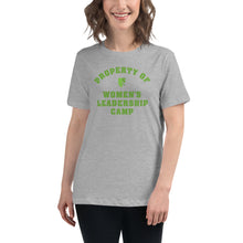 Load image into Gallery viewer, Property of Women&#39;s Leadership Camp Women&#39;s Relaxed Tee
