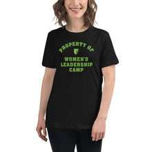 Load image into Gallery viewer, Property of Women&#39;s Leadership Camp Women&#39;s Relaxed Tee
